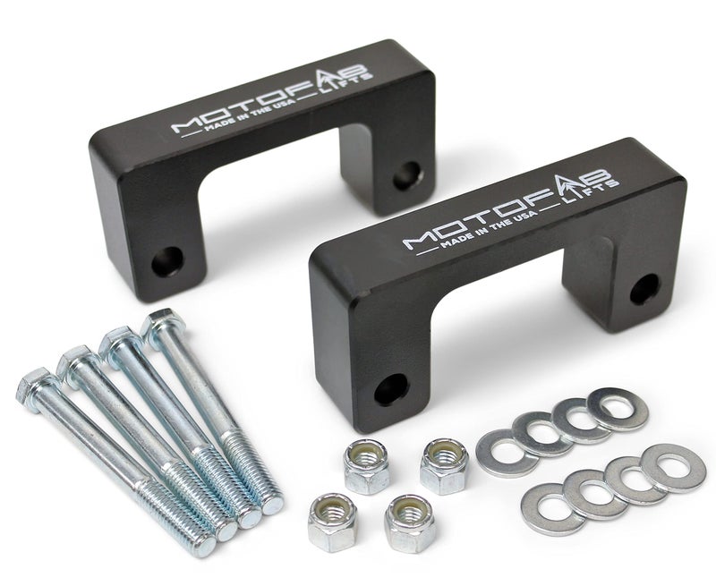 MOTOFAB LIFTS MotoFabLifts CH-2LM - 2 in Front Leveling Lift Kit that is compatible with Chevy/Gmc Pickup - Image 1